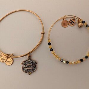Alex & Ani Hufflepuff 2pc Bangle Bracelet - Retired